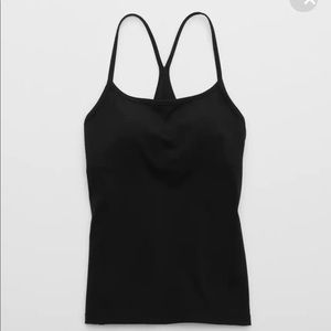 Black OFFLINE By Aerie Real Me Tank Top